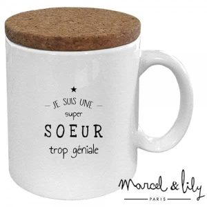 Mug Sœur trop géniale – Marcel et Lily