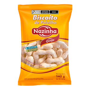 Biscoito de Polvilho Sabor Queijo Nazinha 70g