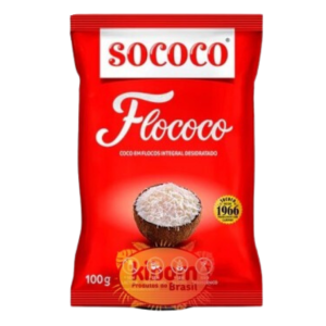 Coco ralado flocado 100g Sosoco