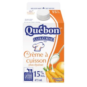 Crème à cuisson 15% Québon 473 ml