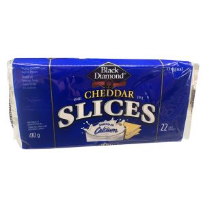 Fromage en tranches cheddar Black Diamond 410 g