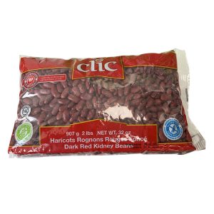 Haricots rognons rouges foncé – Clic – 907 g