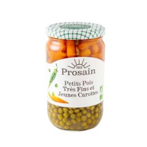 Petits pois carottes Bio – 425g – Prosain