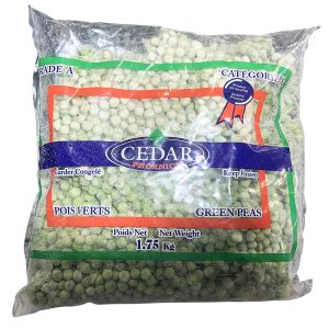 Pois verts surgelés – Cedar – 1.75 kg