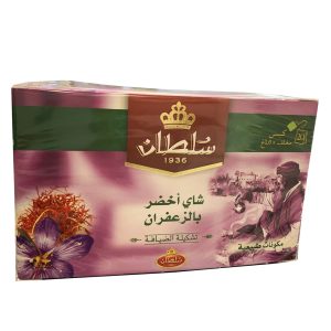 Sachets de thé vert au safran Sultan – 20 x 1.6 g