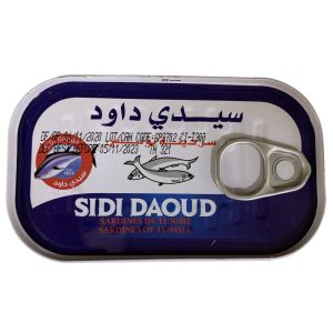 Sardines de Tunisie à l’huile végétale, Sidi Daoud, 100 g