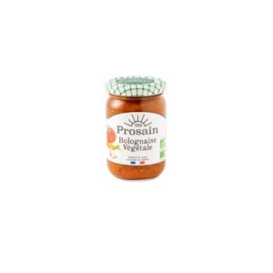 Sauce tomate à la bolognaise végétale Bio – 190g – Prosain
