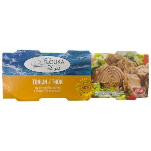 Thon à l’huile de tournesol Flouka 3x80g