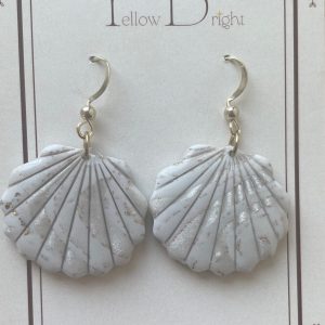 Boucles d’oreilles Coquillage Taille adulte – Yellow Bright
